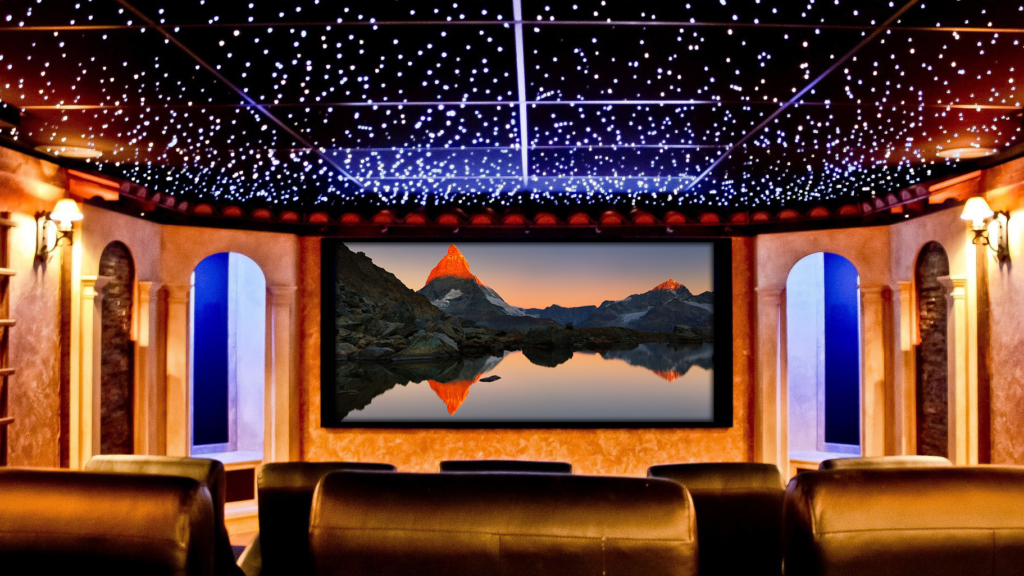 Home Theater - mediterranean - Cropped - 16x9